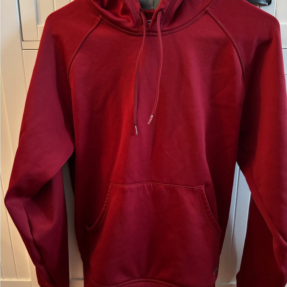 Men's Red Hoodie with Gray lining